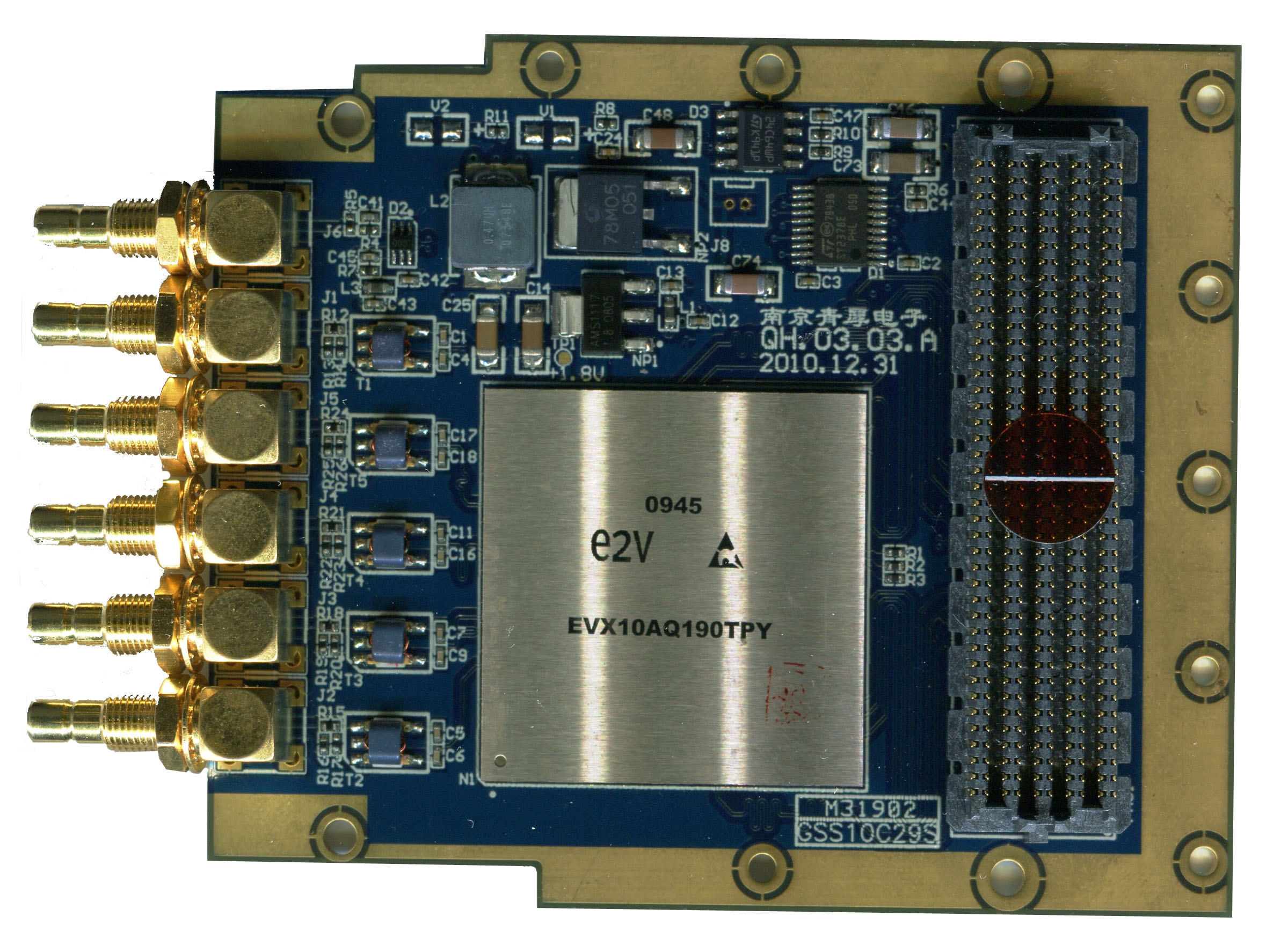 FMC141 4通道10bit /5GSPS ADC子卡